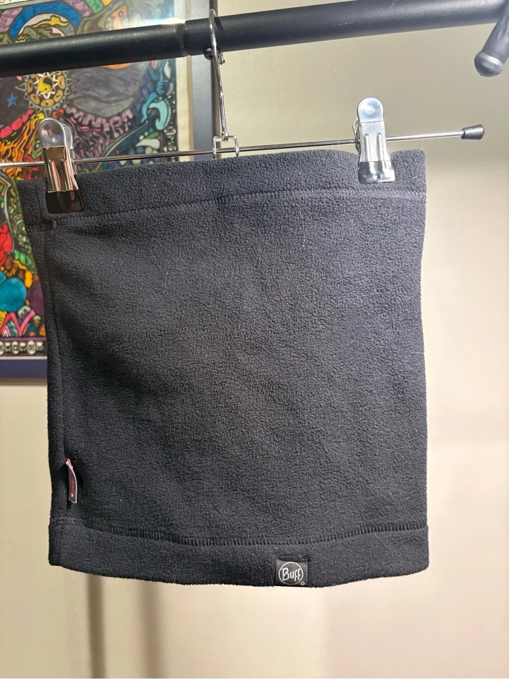 Buff Black Fleece Neck Warmer